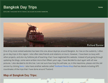 Tablet Screenshot of bangkok-daytrips.com